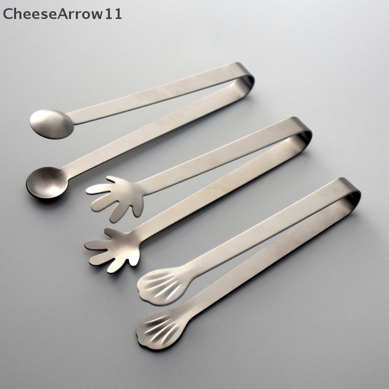 CHE คลิปสแตนเลสแหนบน้ําตาลอาหารคลิปบาร์บีคิว Ice Clamp เครื่องมือบาร์ครัวเสิร์ฟ Tong อุปกรณ์ครัว TH