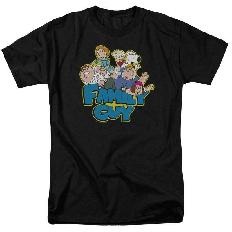 คุณภาพสูง   เสื้อยืดผ้าฝ้ายเสื้อยืด พิมพ์ลายกราฟฟิค Guy The Griffin family american comedy TV สําหรั