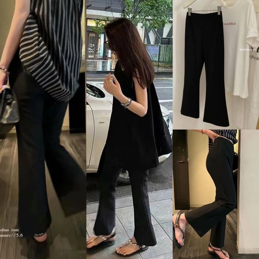 🧵 🇰🇷 9174 กางเกงขาม้า เอวยางยืด ทรงสวยมาก รุ่นขายดี เก๋มาก ทรงเกาหลี ทรงน่ารัก แฟชั่นเกาหลี TAG WG.WE 🧵