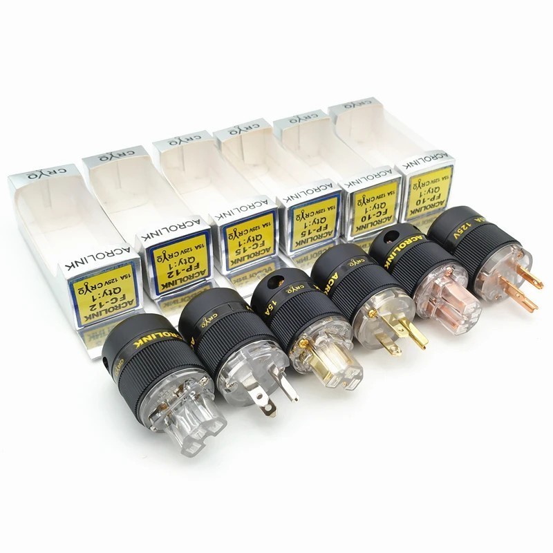 .สายไฟ Monster แบบไม่หุ้มตาข่าย Cable  PowerLine 400 Signature Series หัวท้าย Acrolink cryo ..