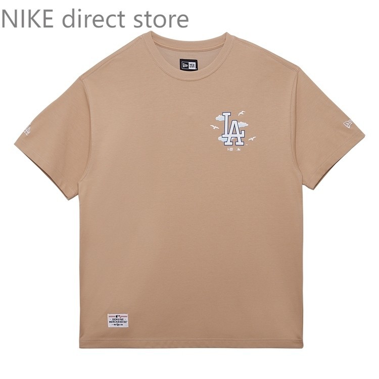 High qualityLos Angeles Dodgers MLB Vacay Coolera Khaki Short Sleeve T-Shirt