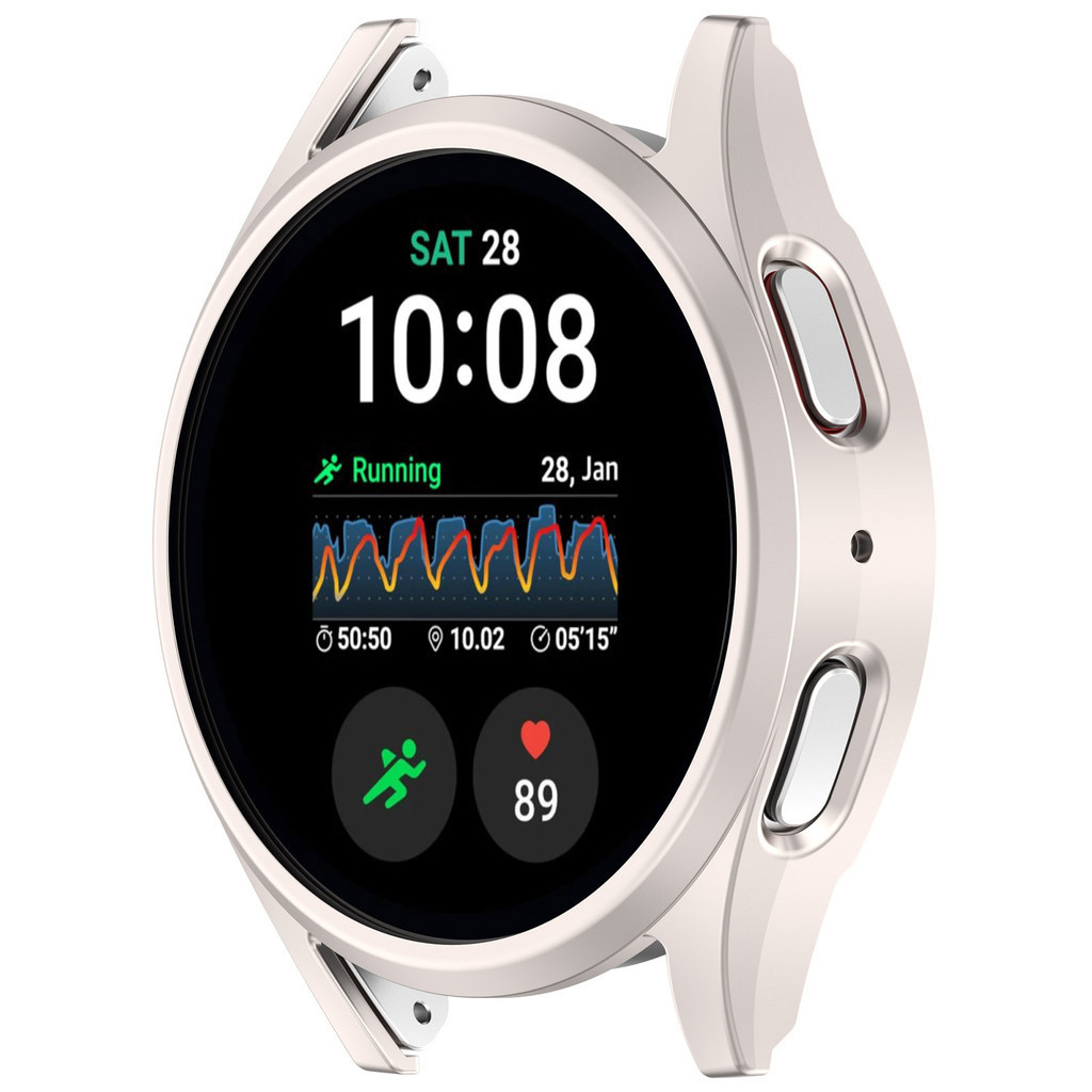 Hollow PC Hard สําหรับ Samsung Galaxy Watch 7 40 มม.44 มม.ฝาครอบป้องกันเปลี่ยนกรอบ Shell กันชนกันกระแทก