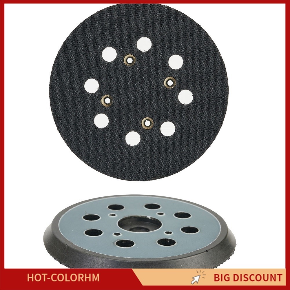 [COLORHM]1 ชิ้น 5 นิ้ว 125 มม.แผ่นขัด Hook & Loop แผ่นขัดสําหรับ M-akita Orbital Sander