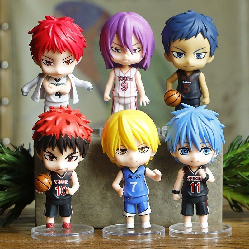 รุ่น Q Kuroko บาสเกตบอลรูป Kuroko Tetsuya Vulcan Aoko Kise ตุ๊กตาตุ๊กตาของขวัญตกแต่ง