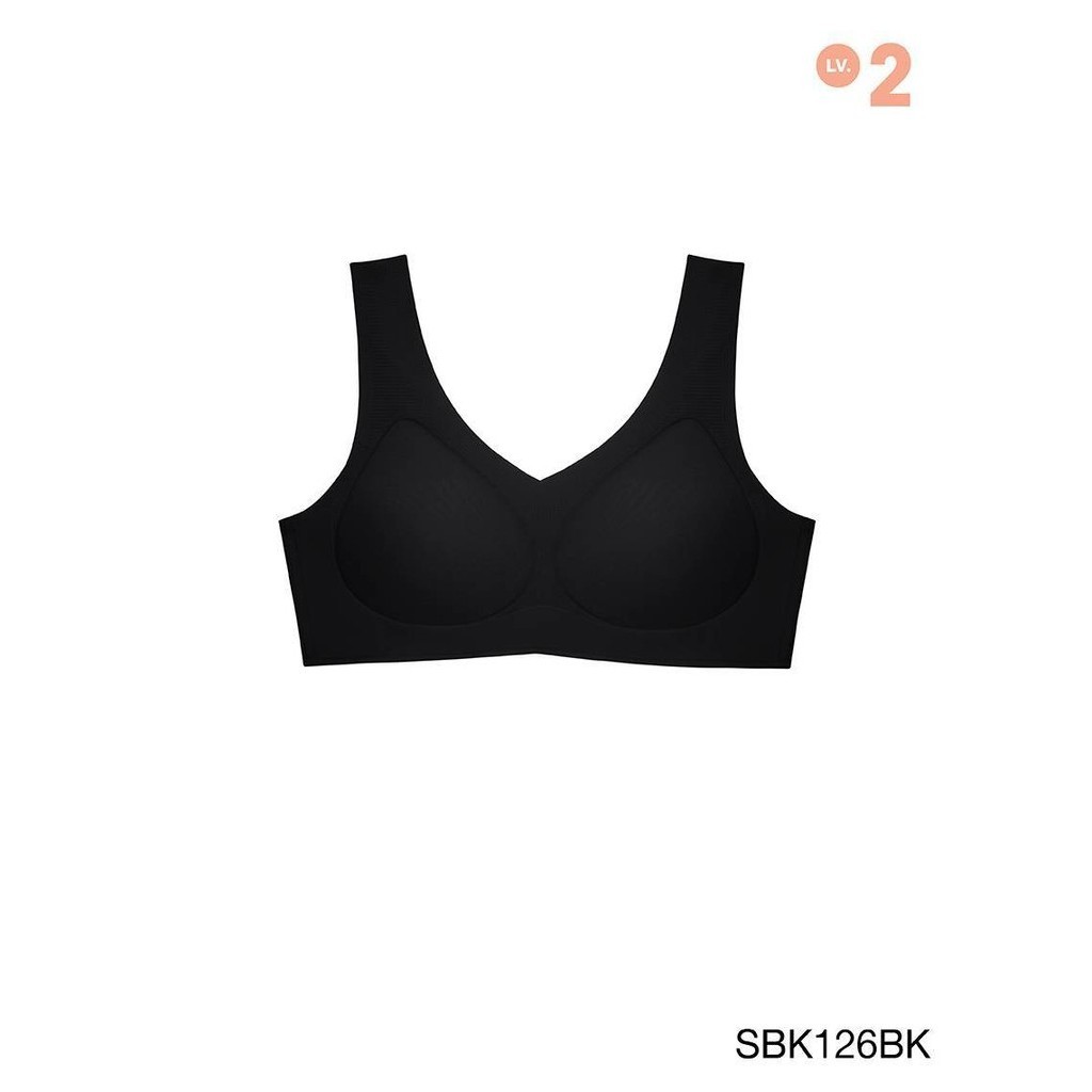 SABINA FOREVER YOUNG Soft Collection Level 2 เสื้อชั้นในไม่มีโครง รหัส SBK126BK สีดำ