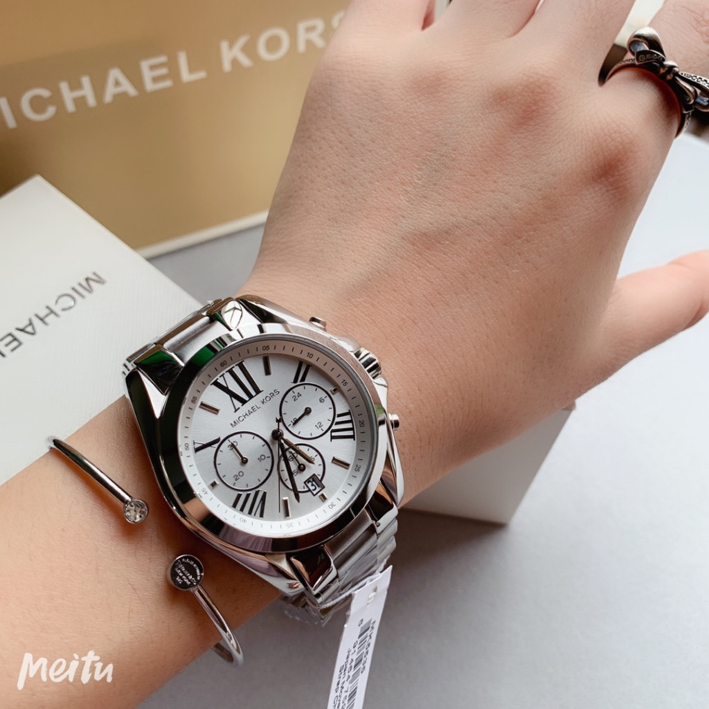 Michael Kors Quartz Silver Dial Men's Watch MK5535 MK6174 43mm/36mm