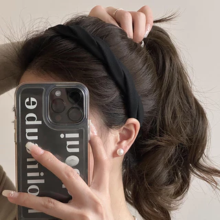 ใหม่ผู้หญิงสาวสวยลื่นผมhoop Headwear Hairbandsแถบคาดศีรษะ