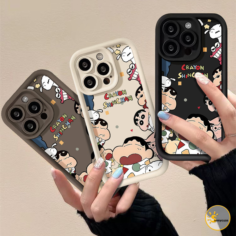 เคสนิ่มลายเครยอนชินจังสุดน่ารัก เข้าได้กับ Samsung A05 A24 A03s A15 A05s A14 A23 A12 A32 A30 A50 A02s A13 A52 A21s A50s