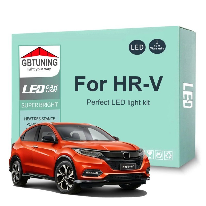 12 ชิ้น LED ภายในหลอดไฟชุดสําหรับ Honda HR-V HRV 2014-2018 2019 2020 2021 รถโดม Trunk อ่านรถโคมไฟในร่ม Canbus