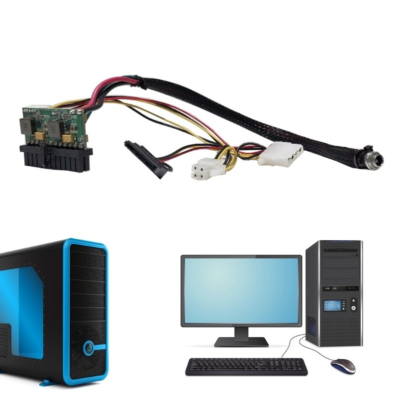 Btsg Power Supply โมดูล Converters บอร์ดสําหรับ ITX12V คอมพิวเตอร์ Factor ขนาดเล็ก