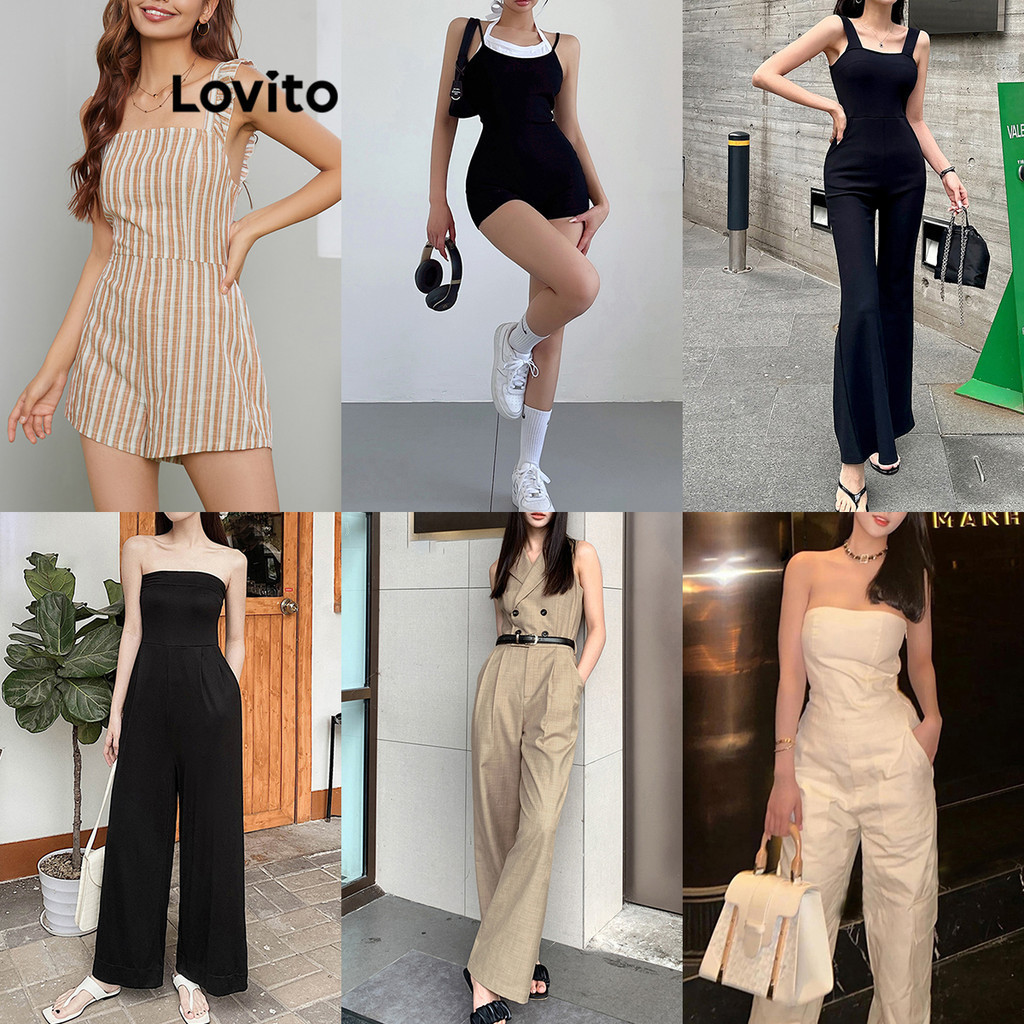 จั๊มสูท Lovito Special Sales LSA01095 (ไซส์-M)