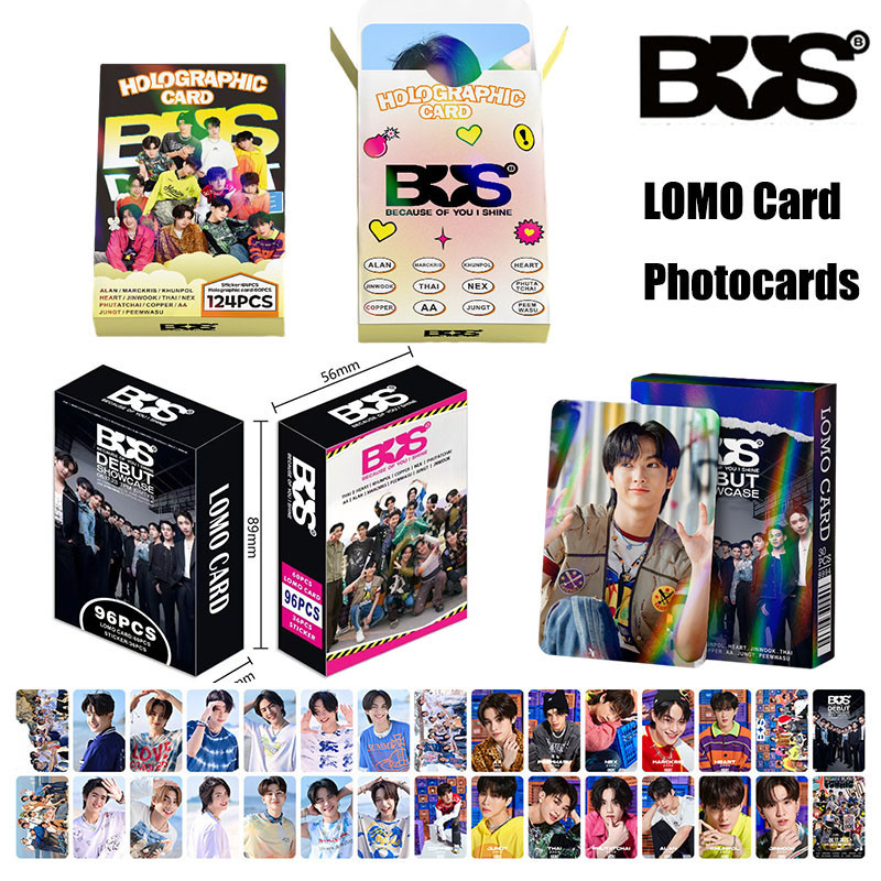 รถบัส Lomo การ์ด Holographic BUS Debut Photocard รู้สึก Bab Wa Ooh เพราะคุณ I Shine Photocards Lomocard Photocard 30/96/120 ชิ้นสําหรับของขวัญ