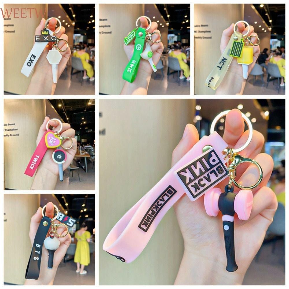 Weekw Hammer Keychain, BP EXO Support Hammer Pendant, Fans Gift Toys Korean Stars Vocal Concert BLACK PINK Jewelry