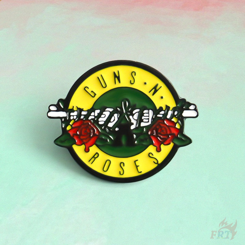 ★ Guns N Roses – เข็มกลัดวงร็อค ★ เข็มกลัดป้ายปุ่มกระเป๋าเป้สะพายหลังเคลือบ Doodle 1 ชิ้น ราคา ถูกที่สุด ดีลบีเคเค แกลเลอรีภาพที่ 4