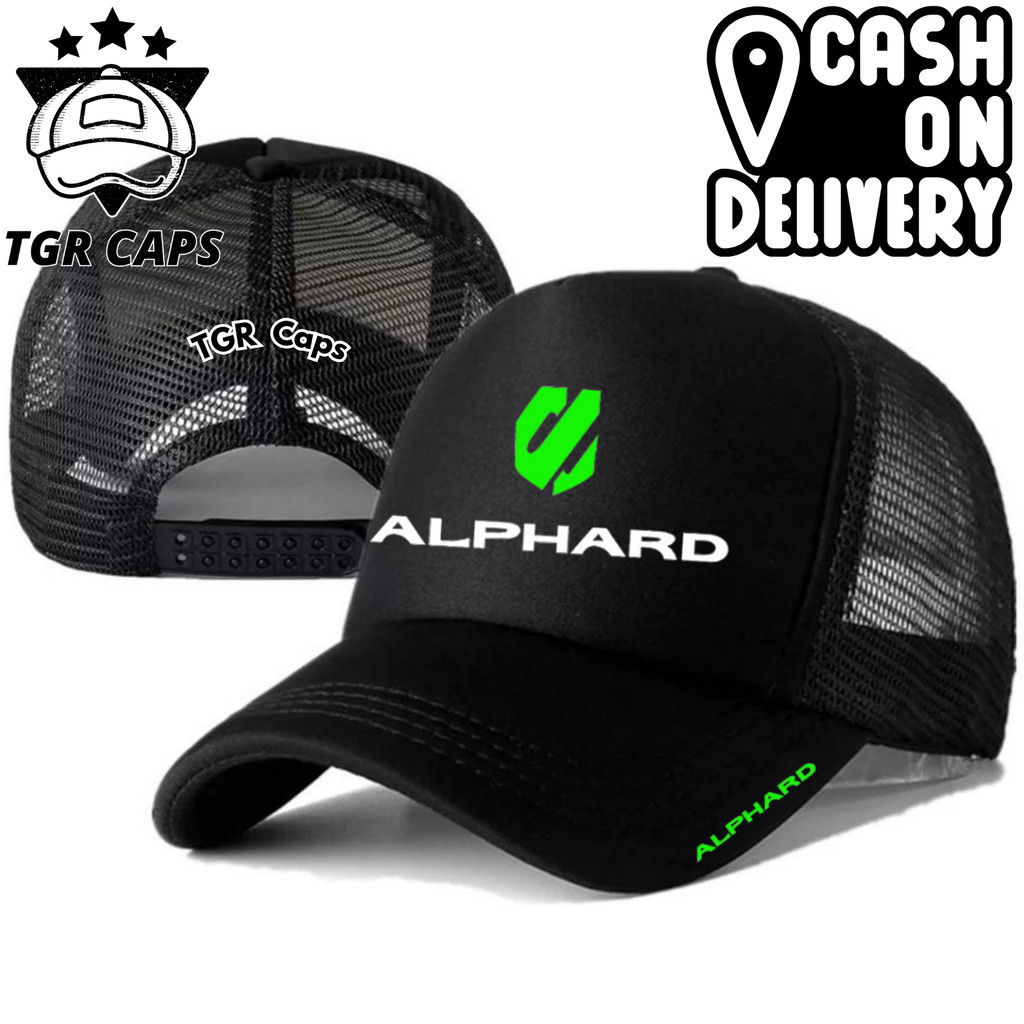 Tgr Caps ALPHARD Trucker Hat - ALPHARD Logo Distro Hat - Premium ALPHARD Hat - Adult Mens Hat - Orig