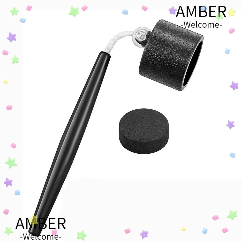 Amber Pool Chalk Holder Pocket Cue อุปกรณ์สนุ๊กเกอร์สําหรับ TAOM V10 Chalk Pool Cue