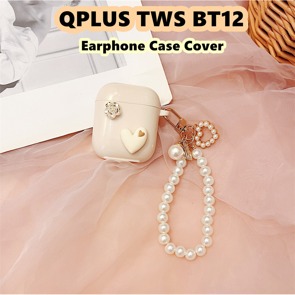 Trend FrontFor QPLUS TWS BT12 Case Casing Soft Silicone Creamy wind Headphone Case Cover