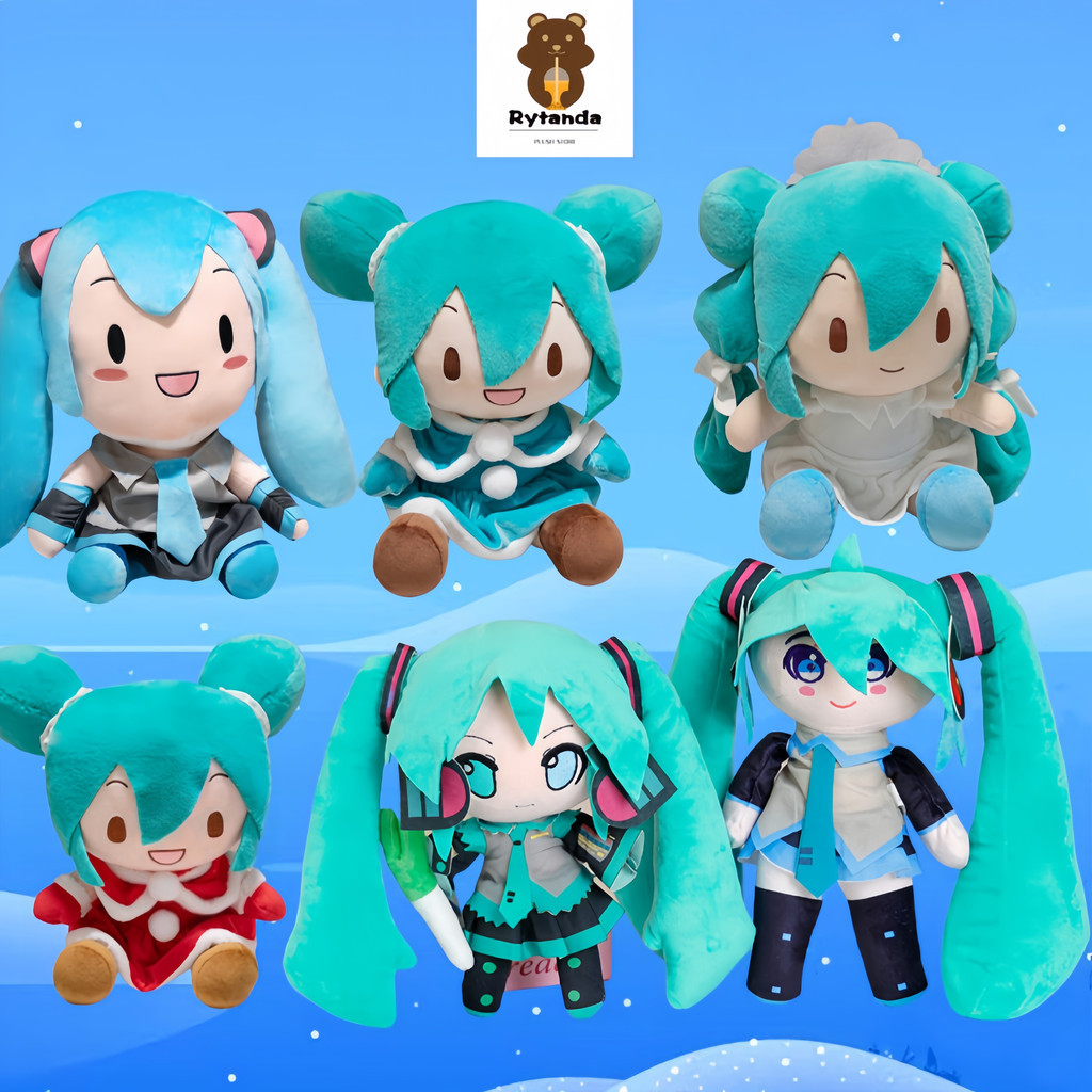 น่ารัก Hatsune Miku ตุ๊กตาตุ๊กตานุ่ม เสมือนไอดอล กระเป๋าเป้สะพายหลัง จี้ นักร้อง เข็มกลัด หมอนเด็ก ผ่อนคลาย