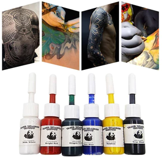 16สี หมึกสักถาวร 30มล/ขวด Tattoo inks สีสักคิ้ว Tattoo color สีสักลายของแท้ น้ําหมึกสักลาย หมึกสักลายแท้