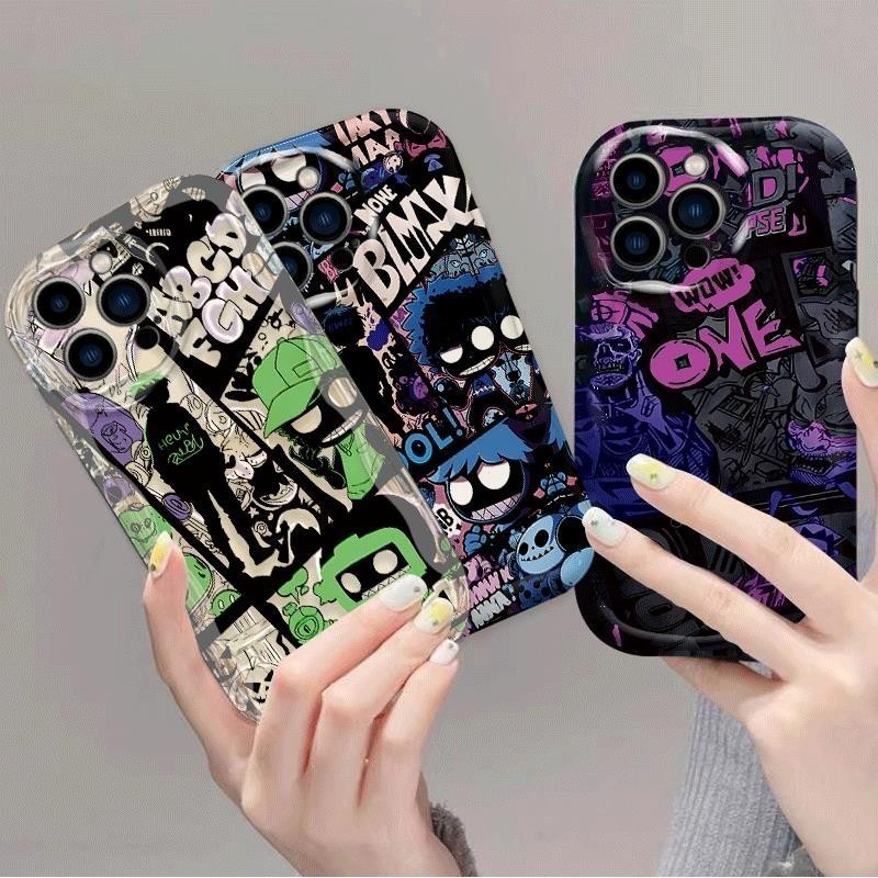 Creative Ghost Cool กันกระแทกเคสโทรศัพท์สําหรับ Realme 11 12 10T 5G 9i 5 5i 6i 5S 7 8 9 10 PRO C2 C11 C20 C15 C21 C12 C25 C21Y C25Y C30 C53 C55 3T NEO 3T NEO มาสเตอร์เคส