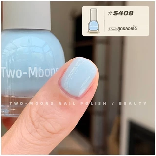 🔥Two-moons 🔥 ของแท้ ยาทาเล็บแบบลอกได้ สูตรพรีเมียม ทิฟฟานีบลู ไม่ง้อน้ำยาล้าง สีทาเล็บกึ่งเจล ขนาด10ml*1 ไม่ต้องอบ s07