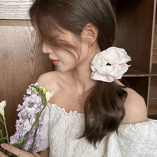 Big Scrunchie แฟชั่นเกาหลีบุคลิกภาพที่สวยงามอเนกประสงค์ขนาดใหญ่ผม Tie ขนาดใหญ่ลําไส้แหวนผมอุปกรณ์เสริมผม