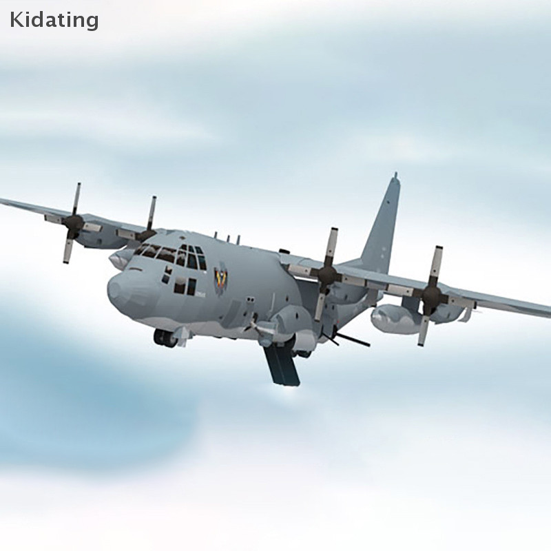 Kidating AC130 Ghost Aerial Gunship Aircraft Paper Model Fighter Paper Model NEW