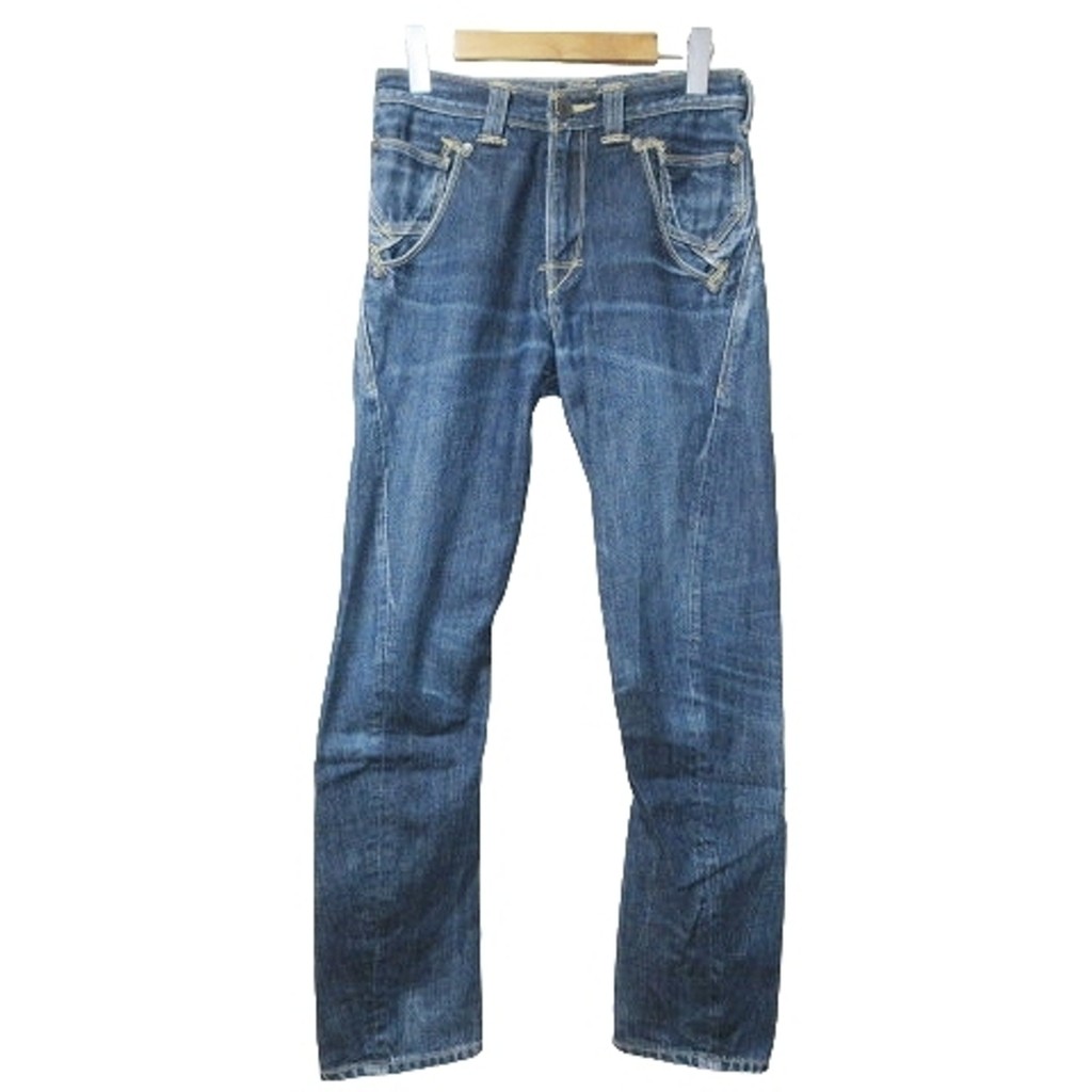 Levi's Engineered Jeans Denim Pants Three-dimensional Cut Hem Zip Direct from Japan Secondhand  e4ef