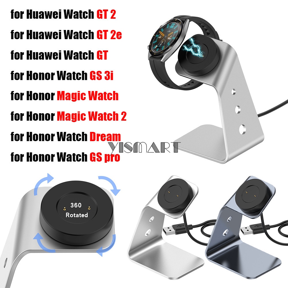 แท่นชาร์จสําหรับ Huawei Watch GT2 GT 2 2e Magnetic Stand Charger สําหรับ Honor Watch GS 3i GS Pro Ho