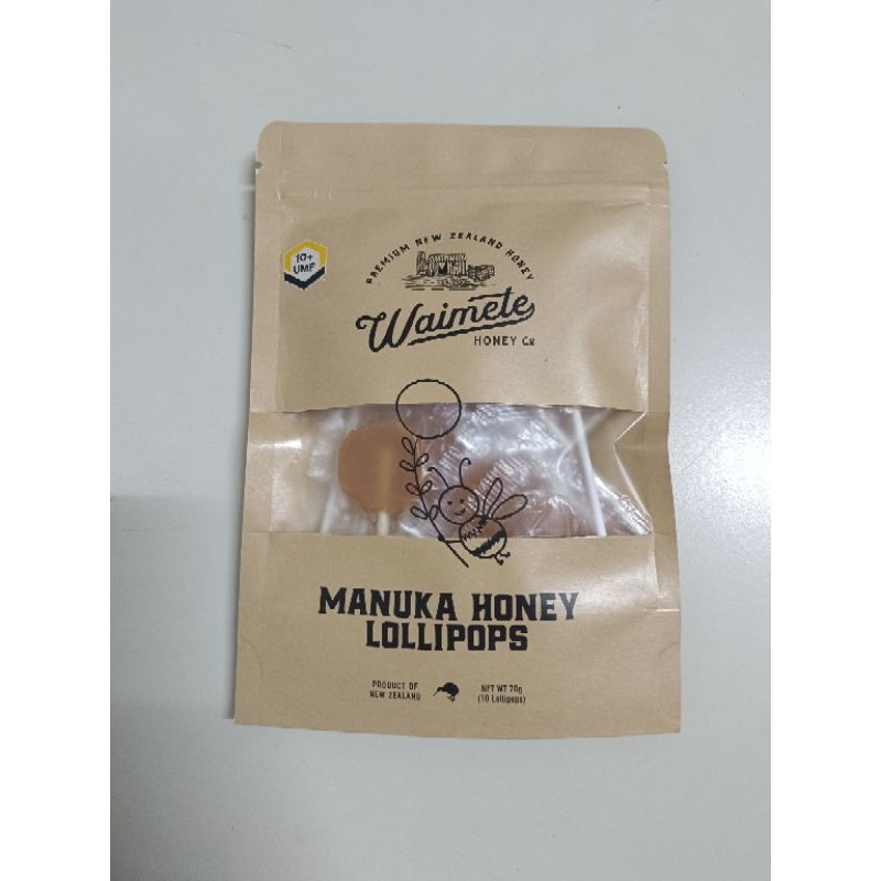 ManukaHoney Lolipops Weimete Umf 10+ อมยิ้ม น้ำผึ้ง มานูก้า