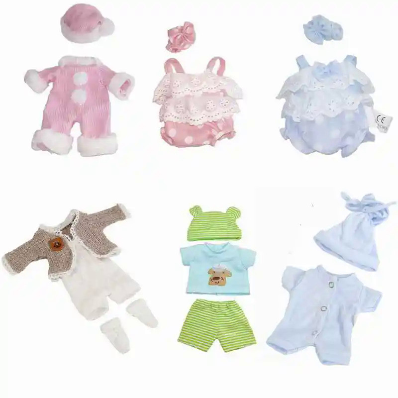 Doll Clothes for 30cm Reborn Doll Outfit Accessories Skirt Dress Sweater for 12inch Dolls Toys Acces