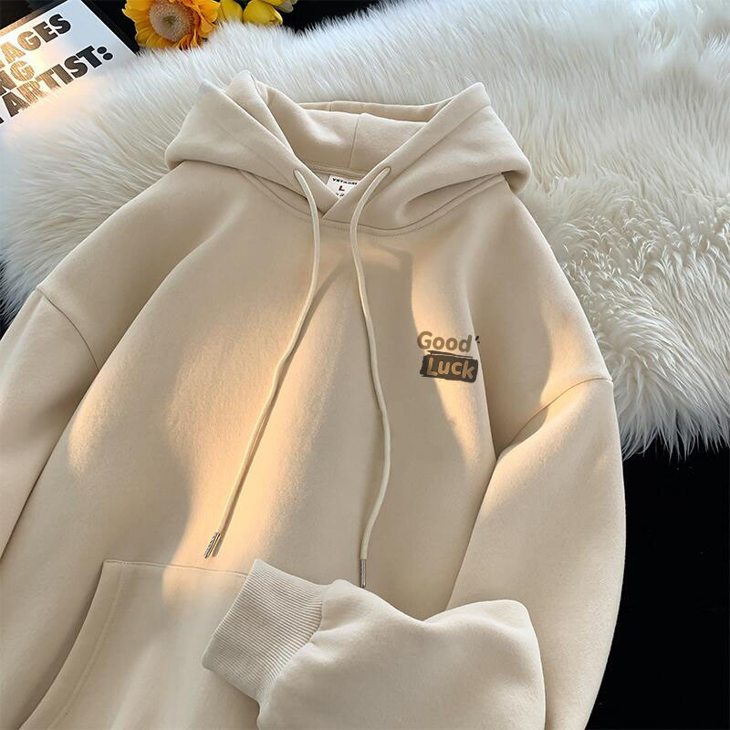เสื้อฮู้ด [M-5XL] วัยรุ่นในหมู่ยอดนิยม, เสื้อสเวตเตอร์มีฮู้ด Unisex, Oversize
