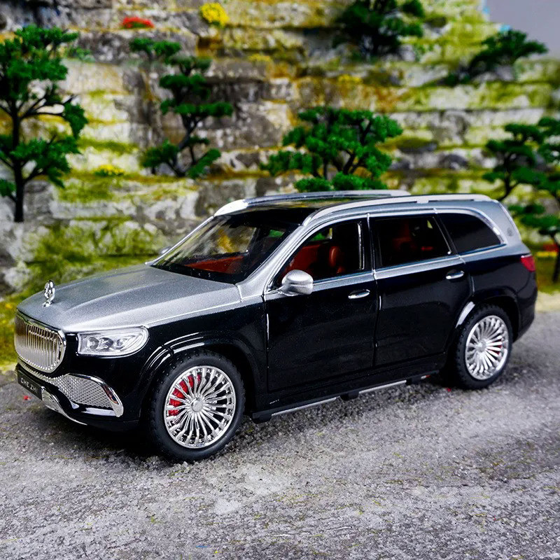 1/24 Maybach GLS-Class GLS600 SUV Alloy Car Model Diecasts Metal Toy Luxy Car Model Collection Sound