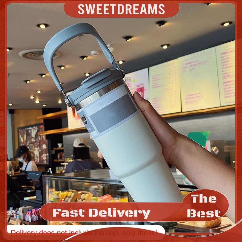 ฝาครอบฟางพลิกเปลี่ยนพร้อมฝาปิดทนน้ํากระเซ็นสําหรับ Stanley 20/30oz