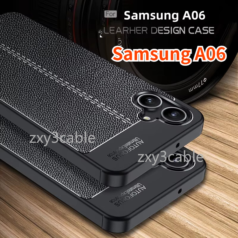 ปลอกสําหรับ Samsung Galaxy A06 4G 2024 เคสโทรศัพท์กันกระแทกฝาครอบป้องกันสําหรับ SamsungA06 A 06 นุ่มกลับกรณี
