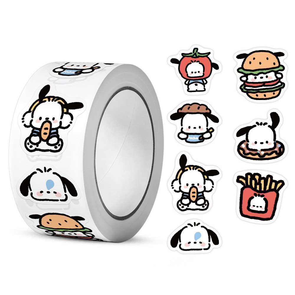 สติ๊กเกอร์ 400 ชิ้น/ม้วน, สติ๊กเกอร์สุนัข Pacha การ์ตูนอะนิเมะ, สติ๊กเกอร์บัญชีไดอารี่ DIY, เครื่องเขียน, อุปกรณ์การเรียน
