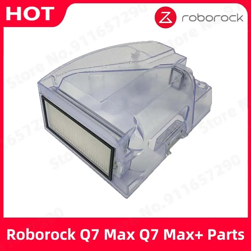 Original Roborock Q7 Max Q7 Max + T8 หุ่นยนต์เครื่องดูดฝุ่นอุปกรณ์เสริมกล่องฝุ่นถังน้ําฝุ่นกล่อง