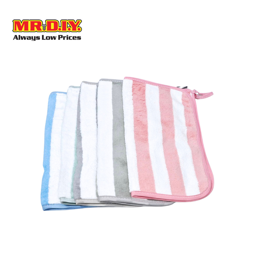 มิสเตอร์.ดี.ไอ.วาย ผ้าเช็ดมือคละสี ขนาด 30x30 ซม. (2 ชิ้น/แพ็ก)