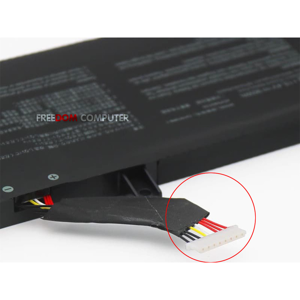 แบตเตอรี่โน๊ตบุ๊ค(แท้) C41N1906-1 ใส่ ASUS FX506HM FA506 FX506 FA706QR (แบบสายไฟยาว) (แกะเช็คก่อนสั่ง) (Type B) BATT