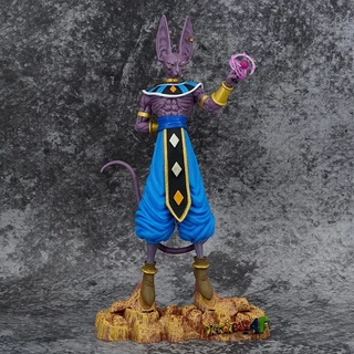 สถานที่ท้องถิ่น 30 ซม.DRAGON BALL Beerus Goku คอสเพลย์ Gods of Destruction Super Saiyan Action Figure รุ่น Q ตุ๊กตาของขวัญเด็กตกแต่งรถเครื่องประดับของเล่นคอลเลกชันตกแต่งบ้านประติมากรรม