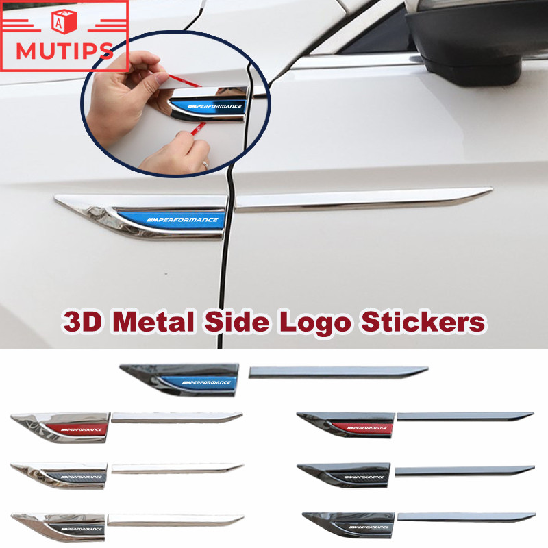 BMW PER Universal สติ๊กเกอร์โลโก้โ 3D โลหะ อุปกรณ์เสริม กันน้ํา สําหรับตกแต่งรถยนต์ สําหรับ E46 E36 F10 F30 E90 X3 F25 X5 E53 IX3 Z4 IX X6