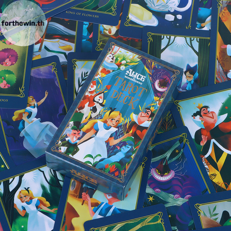 Forthewin Alice Tarot Card Fortune บอกทํานายไพ่ทาโรต์เกมกระดานเริ่มต้น th