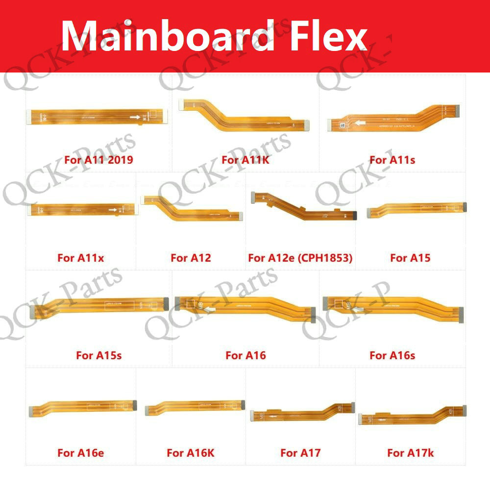 บอร์ดหลักเมนบอร์ดขั้วต่อ LCD Flex สําหรับ OPPO A11 A11K A11s A11x A12 A12e A15 A15s A16 A16s A16e A1