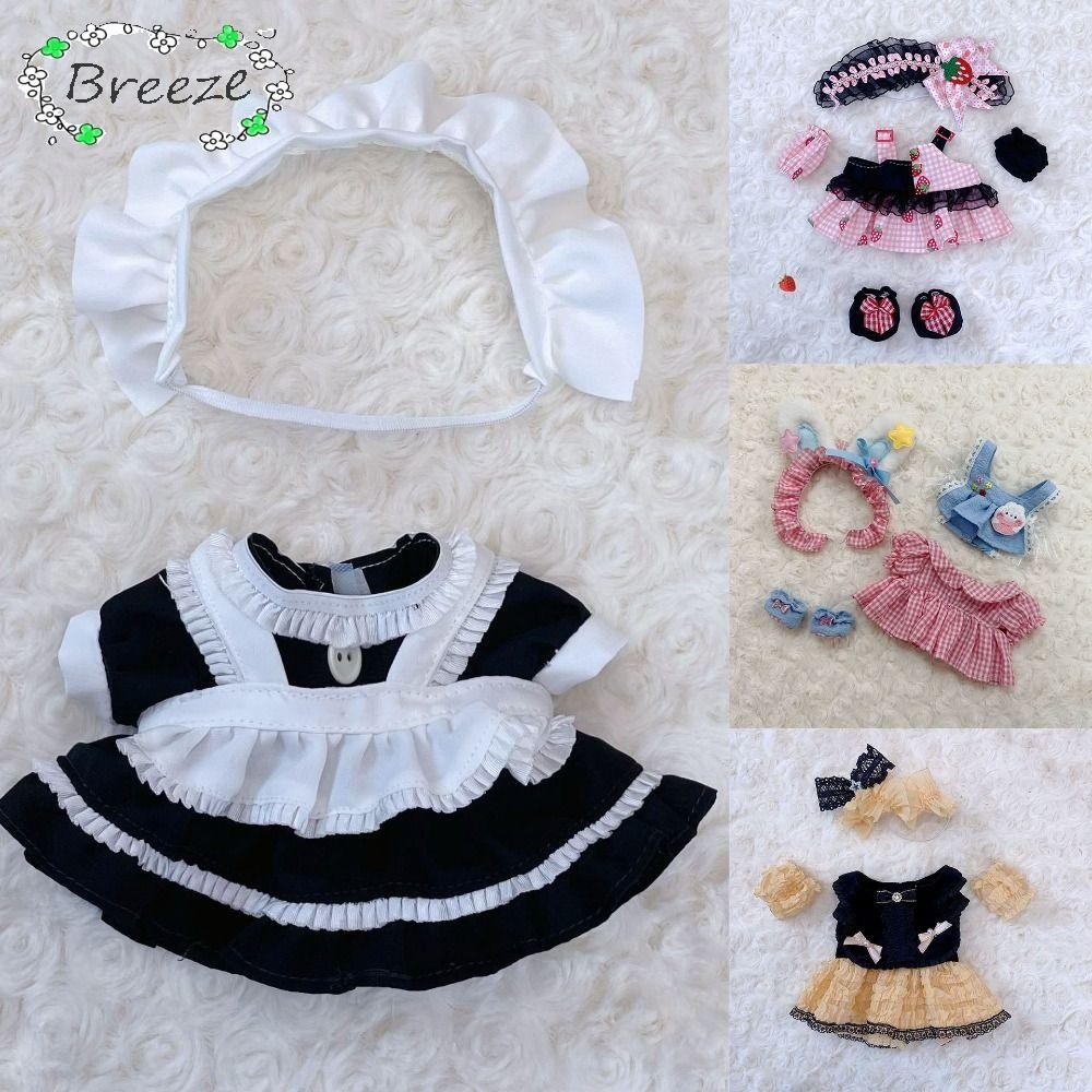 Breeze ชุดเจ้าหญิง น่ารัก 10 รูปแบบตุ๊กตาเสื้อผ้าน่ารักคุณภาพสูงการ์ตูนแถบคาดศีรษะอุปกรณ์เสริมตุ๊กตาตุ๊กตาเสื้อผ้า 20 ซม.ผ้าฝ้ายตุ๊กตา/ตุ๊กตาไอดอลEXO