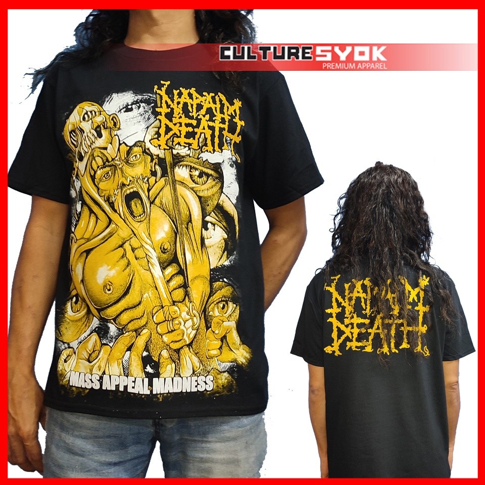 เสื้อยืด Napalm Death Metal Band