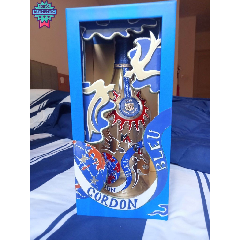 ขวดเปล่าพร้อมกล่อง MARTELL CORDON ใหม่ year yearมังกร