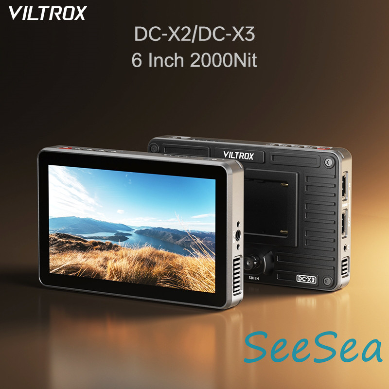 Viltrox DC-X2 DC-X3 6 Inch 2000Nit แบบพกพา FHD Touch Screen กล้องมอนิเตอร์