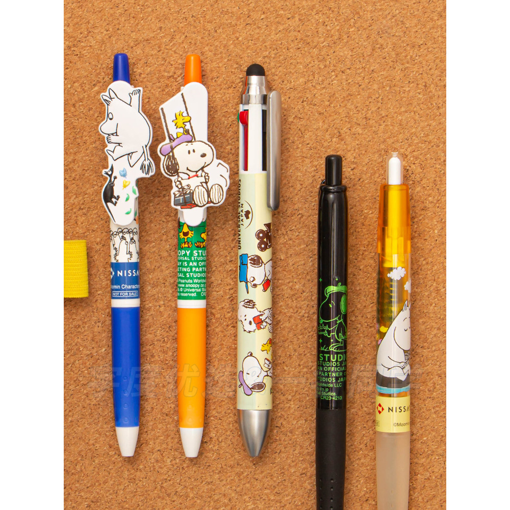 ญี่ปุ่นนําเข้านักบินนักบินสตูดิโอสากลประกันชีวิตจํากัดปากกาเจลมูมิน สนูปปี้ ปากกาน้ํามันขนาดกลาง