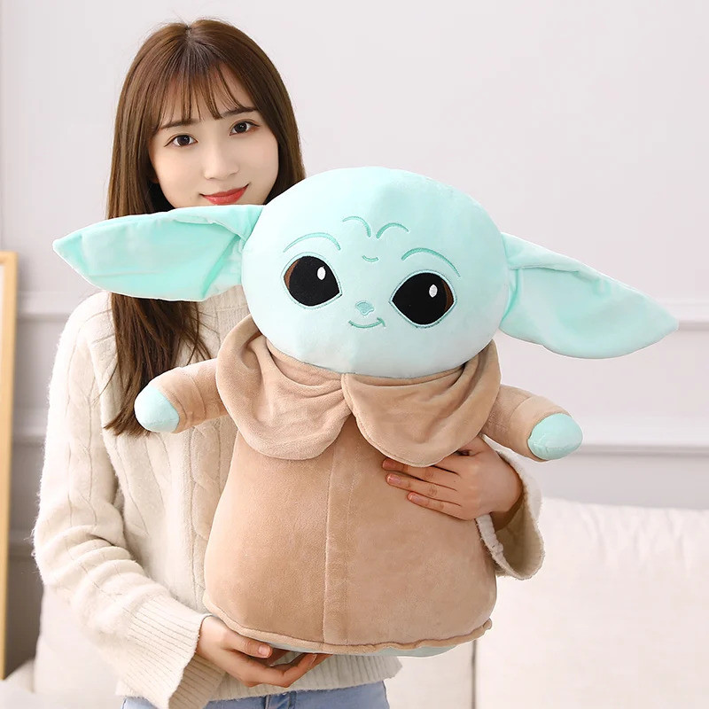 ขนาดใหญ่ Disney ของเล่น Yoda Grogu Mandalorian ของเล่นตุ๊กตาเด็ก Master Aliens Yoda ตุ๊กตาอะนิเมะตุ๊กตาเด็กของขวัญ