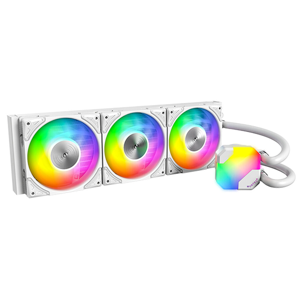 MONTECH HyperFlow ARGB 360 White AIO 360mm Liquid CPU Cooler